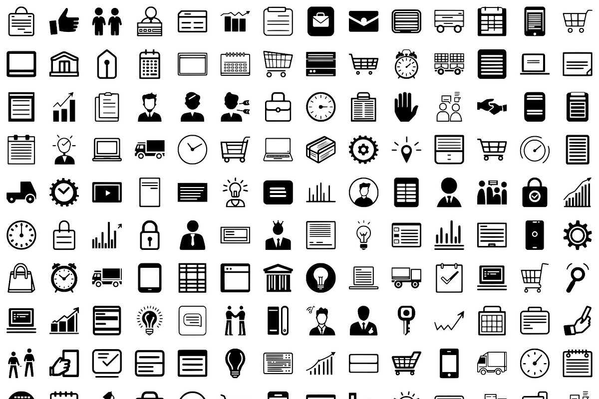 Business Icon Bundle SVG, an Icon by IconValue (Photo 1 of 2)