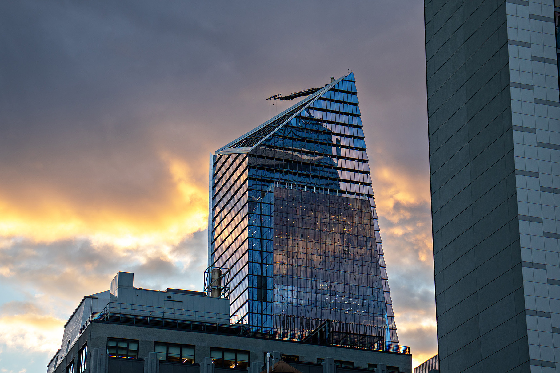 Sunset In Hudson Yards, NYC, Photo, an Architecture Photo by Full Circle Design Studio