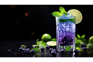 food mint cocktail drink minty ai, a Food & Drink Photo by pikepicture
