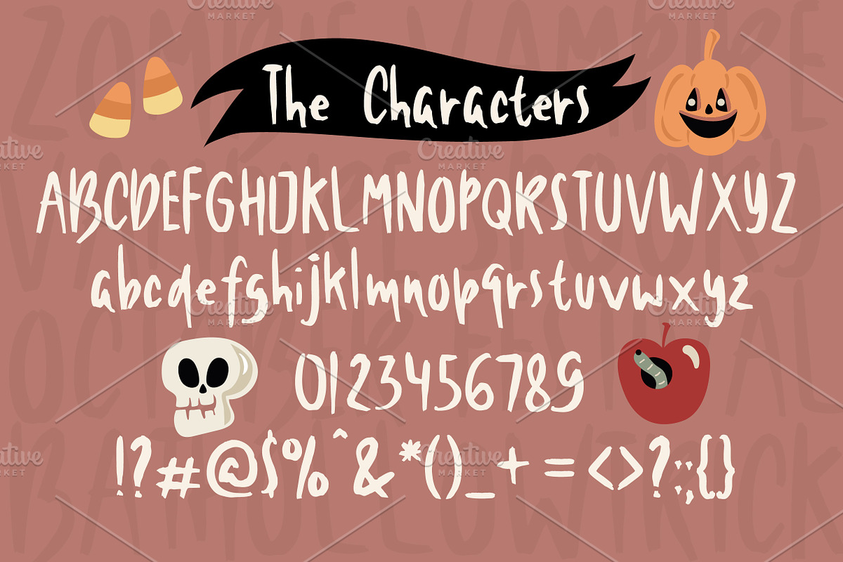 Black Shadows Font preview 2