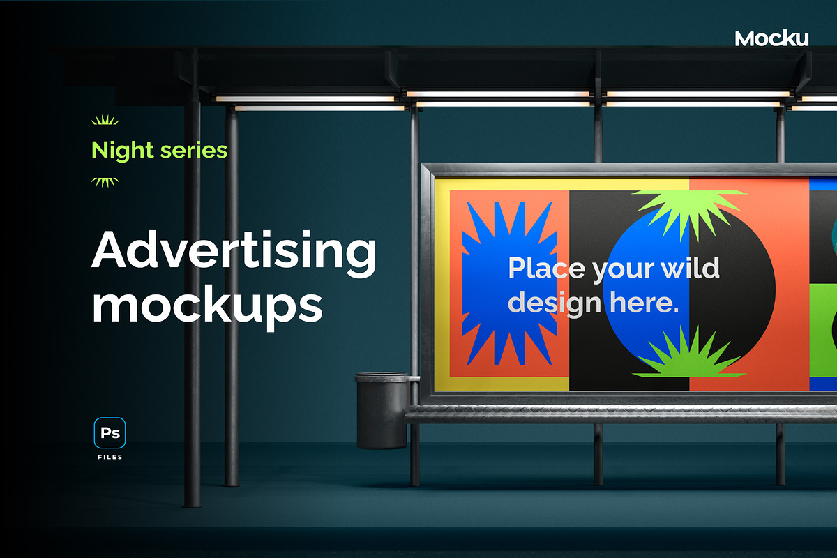 Advertising mockups - Night series, an Advertising Mockup by Mocku (Photo 1 of 15)