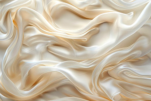 Elegant abstract with flowing silk t, a Photo by LOGOCREATIVE