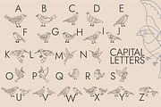 Birds and Butterflies Dingbats Font, a Symbol Font by Minimalartstudio (Thumbnail 3 of 3)