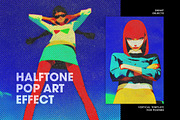 Halftone Pop Art Photo Effect, a Layer Style Add-On by Design Squad (Thumbnail 1 of 3)