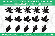 Material Svg, Leaf, Materials Svg, an Object Graphic by VectorWorlds (Thumbnail 2 of 3)