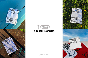 Urban Poster Mockup Bundle