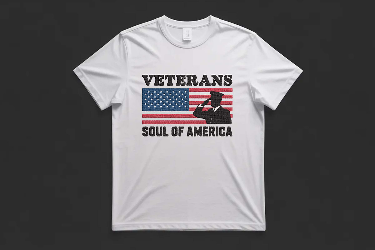 Veterans Soul of America Embroidery, an Illustration by Purpose Ekbal (Photo 3 of 3)