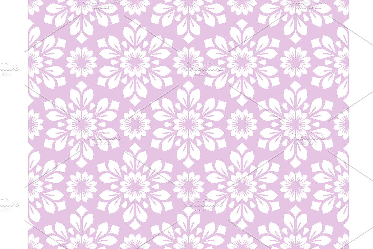 Flower geometric pattern, a Pattern Graphic by RODINA (Photo 1 of 3)