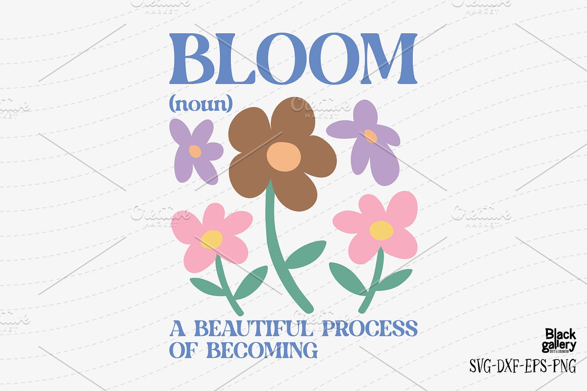 Boho Abstract Flower SVG Bundle, a Graphic by Clipart Bloom (Photo 8 of 16)