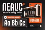 Millow - Condensed Unique Logo Font, a Sans Serif Font by Sensatype (Thumbnail 2 of 13)