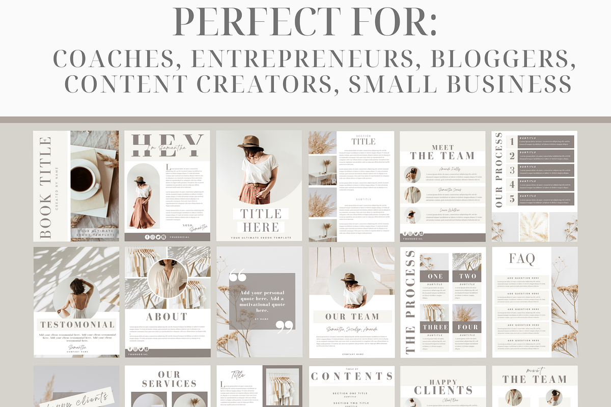 Ebook Creator Canva, a Magazine Template by Oh So Social Boutique (Photo 5 of 6)