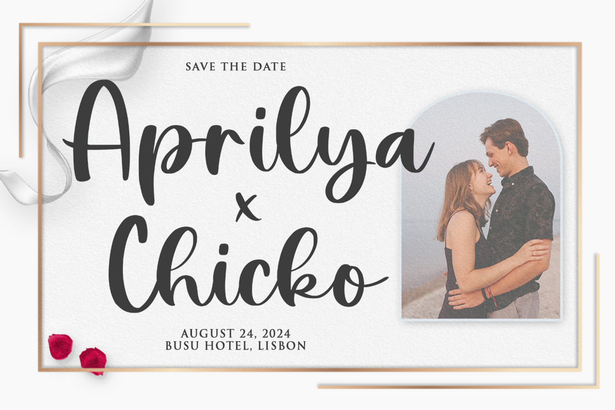Falling Inlove Script, a Script Font by Rastype (Photo 2 of 6)