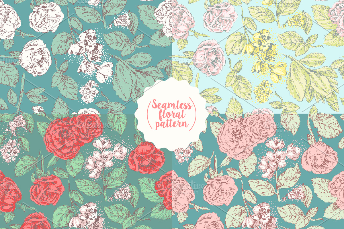 12 handsketched flower elements, a Decorative Illustration by Artha Design Studio (Photo 4 of 6)