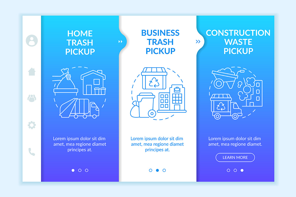 Waste collection and pickup template, a Templates & Theme by IMG Visuals
