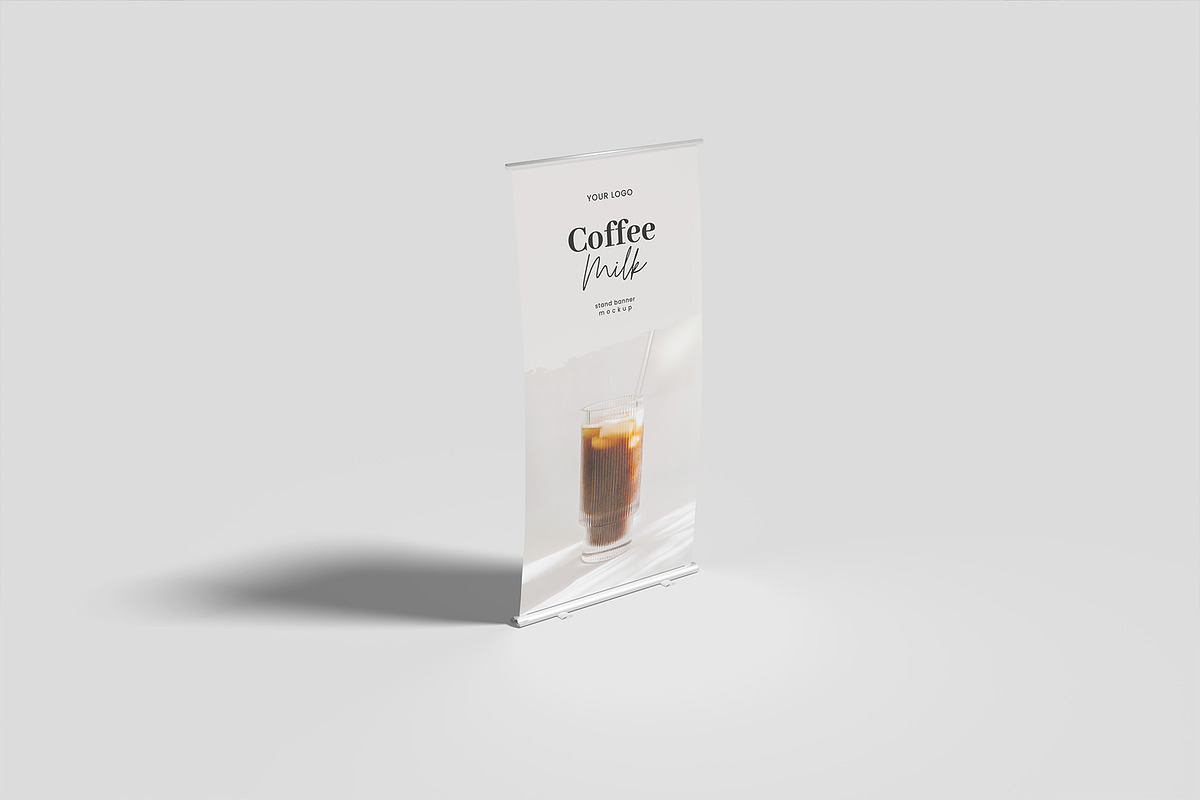 Standing banner Roll up Mockup, a Mockup by mojojojo97 (Photo 6 of 6)