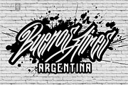 Wall Hunters | Graffiti Tag Fonts UP, a Blackletter Font by JFK Juan Jeje (Thumbnail 5 of 8)