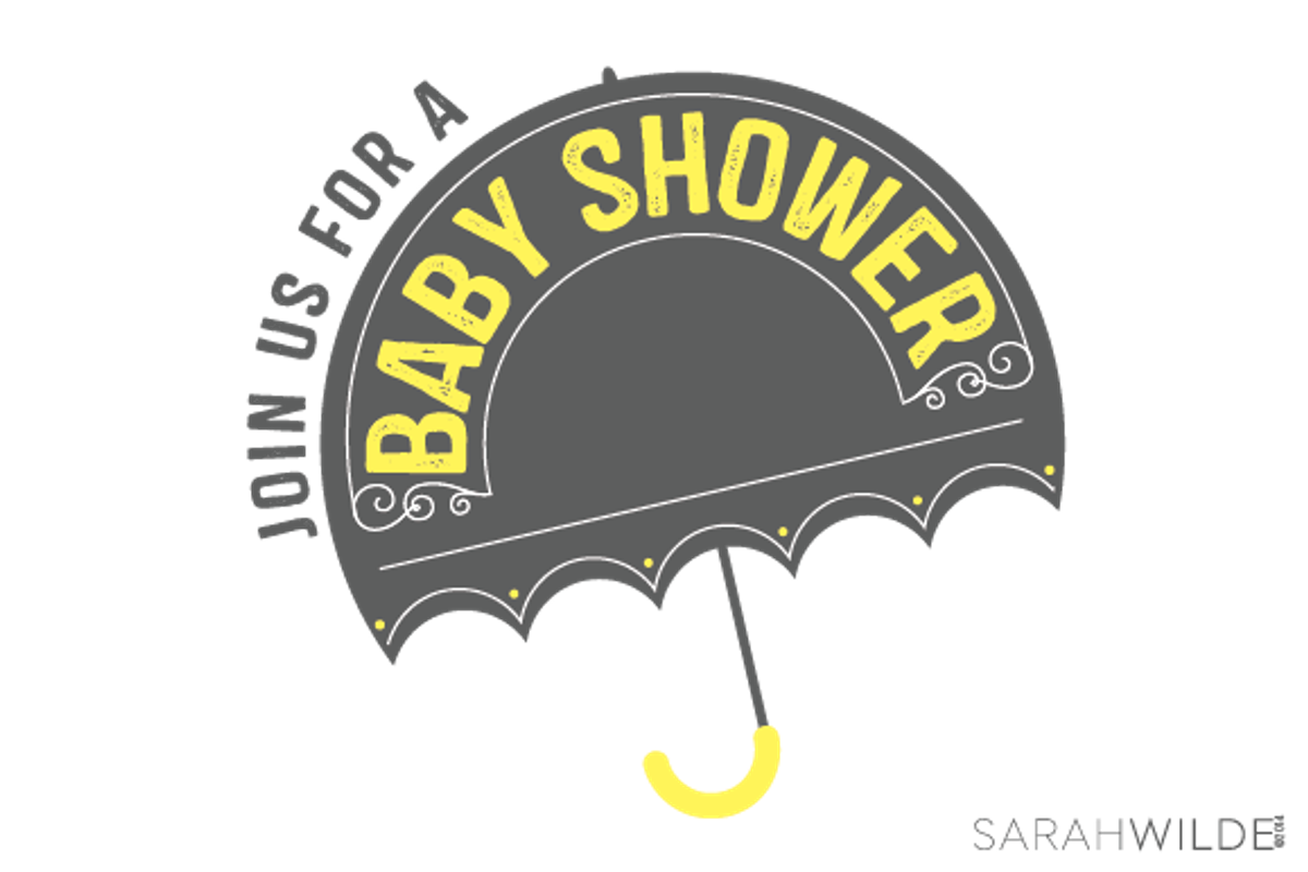 Baby Shower Umbrella