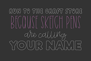 CHARMING SKETCH FONT BUNDLE 2, a Handwritten Font by Blush Font Co. (Thumbnail 5 of 6)