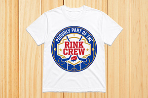 Hockey T-Shirt Design Graphic