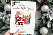 Funny Santa Clipart Bundle., a Seasonal Illustration by GalaDesign03 (Thumbnail 6 of 7)