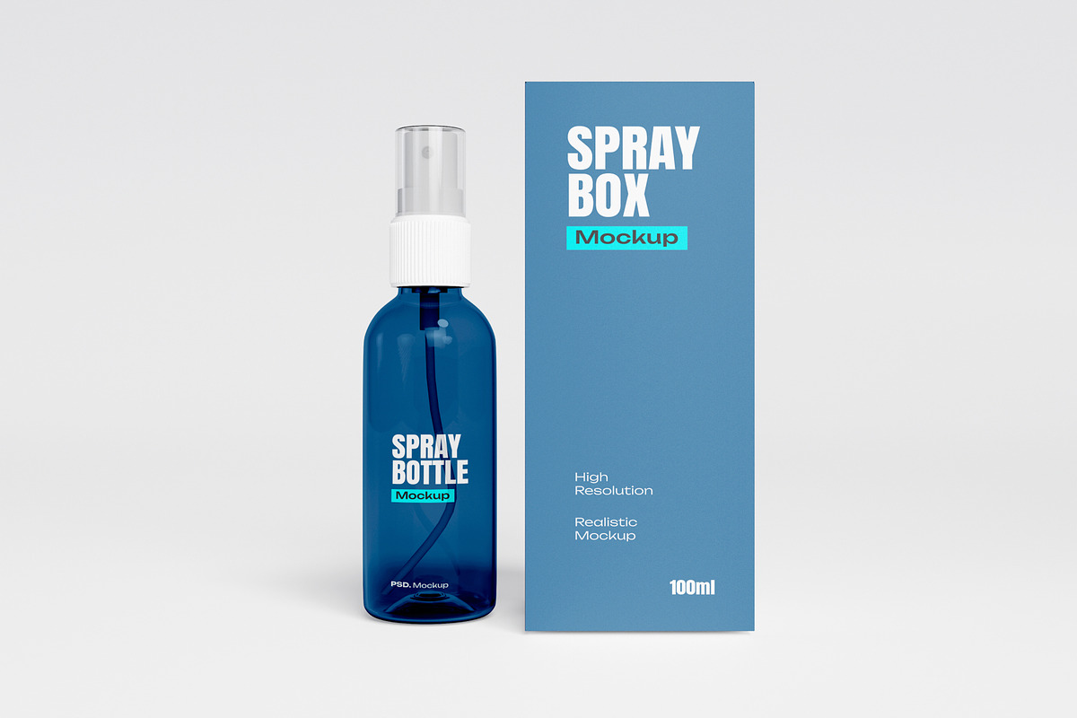 Spray Bottle Mockup, a Packaging Mockup by Budogol Studio (Photo 2 of 4)