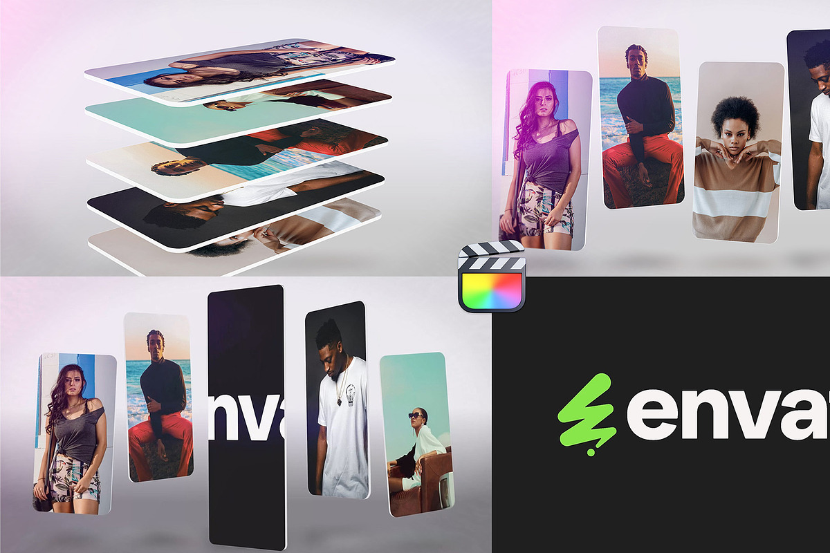 Fashion Cards Logo for Final Cut Pro, a Templates & Theme by iamkoltunov (Photo 1 of 2)