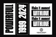 Looproad - Condensed Regular Slant, a Sans Serif Font by Luna Shop (Thumbnail 3 of 5)
