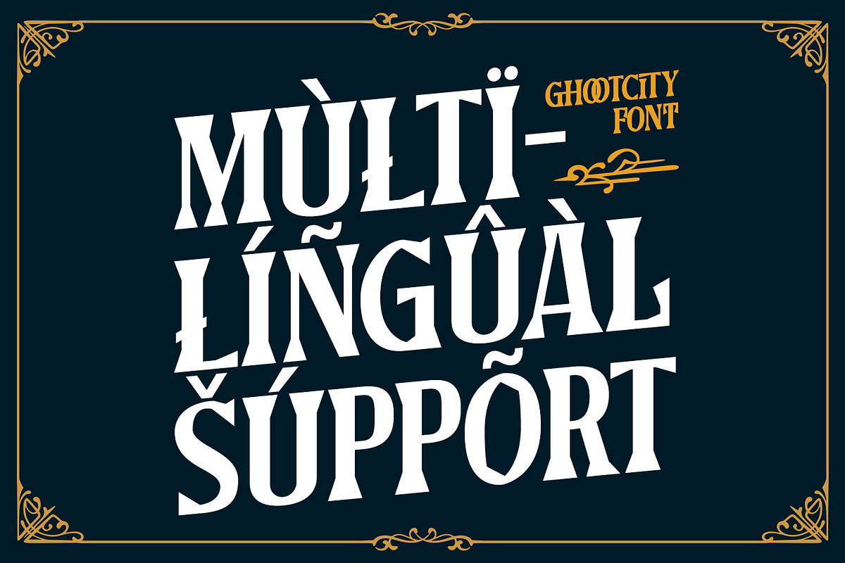 Ghootcity, a Symbol Font by Vintage Division (Photo 14 of 15)