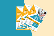 Health Fair Flyer Template Canva, a Flyer Template by retrographix (Thumbnail 3 of 4)