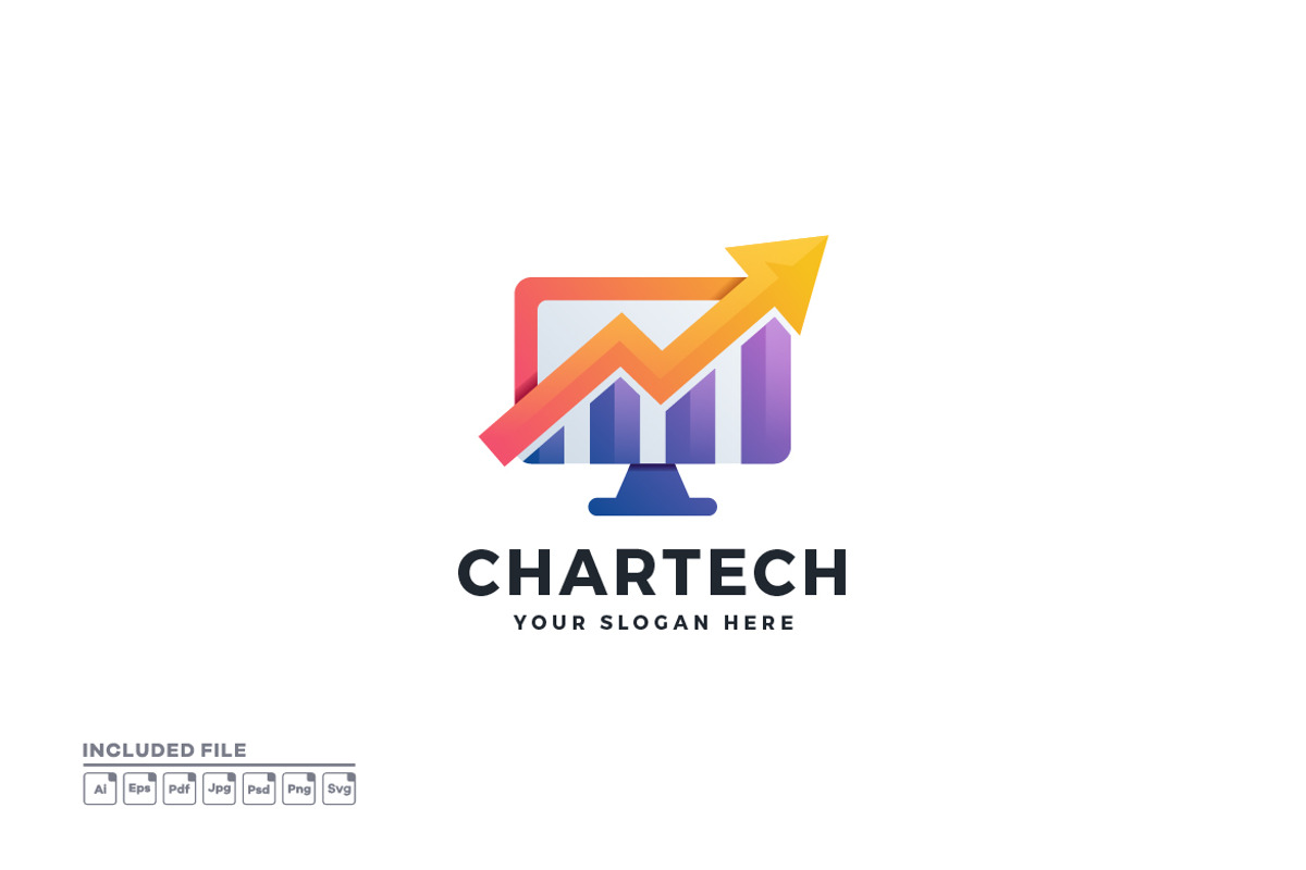 Statistics Chart Colorful Logo, a Branding & Logo Template by yuanesei