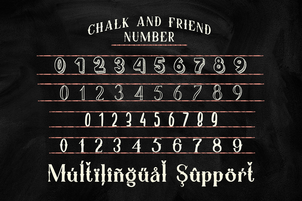 Chalk and Friend, a Font by alit design (Photo 11 of 18)