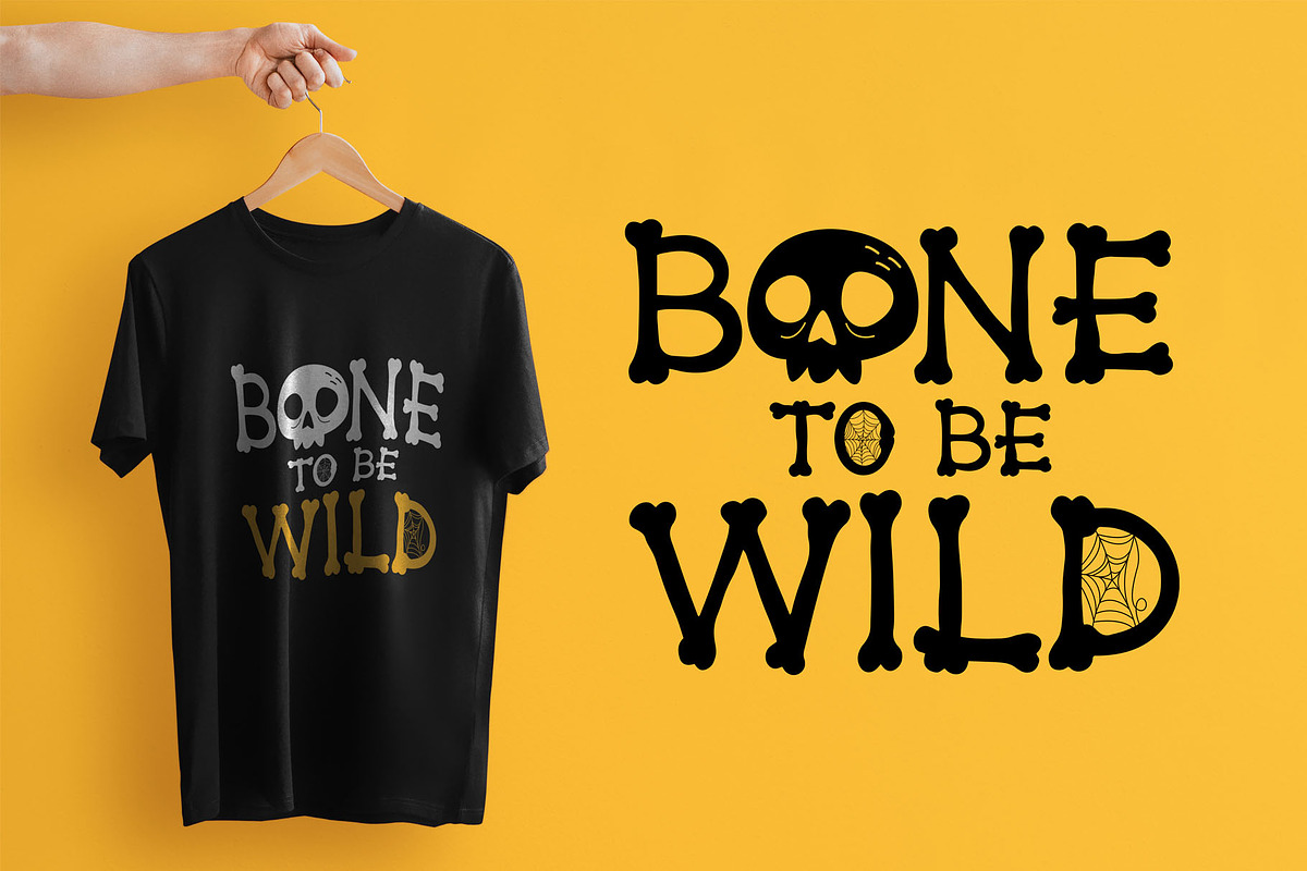 Bone Fonts, a Font by Fox7 By Rattana (Photo 5 of 7)