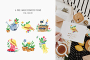 A Little Garden. Watercolor kit, an Object Graphic by NiKO (Thumbnail 8 of 10)