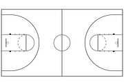 Basketball court, an Illustration by Hypnotic