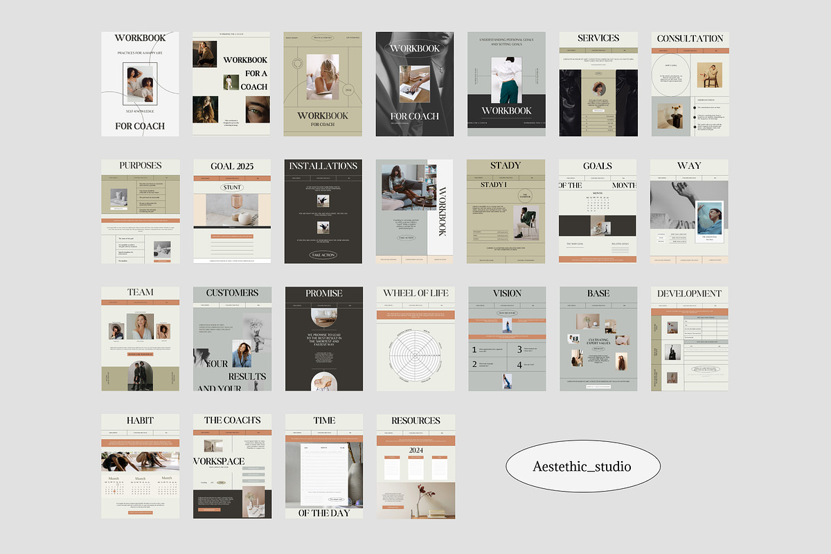 SIMON - Editorial Aesthetic Workbook, a Print Template by AESTETHIC_STUDIO (Photo 10 of 10)