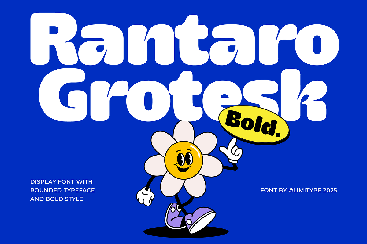 Rantaro Grotesk - Bold Font, a Sans Serif Font by limitype (Photo 1 of 13)