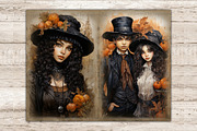 Halloween Journaling Pages, a Person Illustration by GlamArtZhanna (Thumbnail 2 of 9)