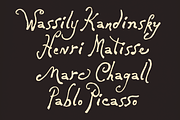 A Summer in Paris, a Handwritten Font by PeachCreme (Thumbnail 6 of 18)