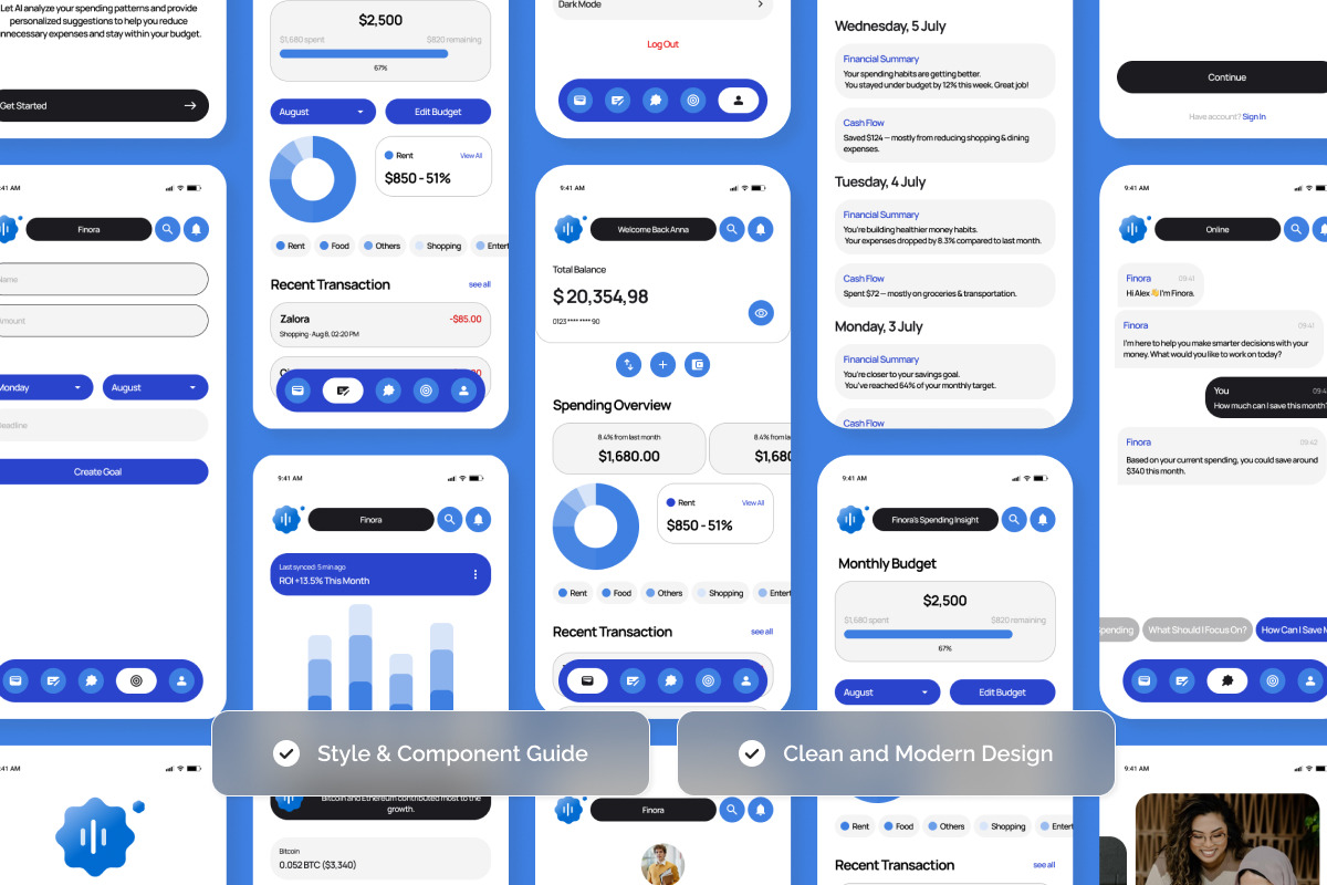 Fyniq Digital Financial Coach AI App, an App Template by twinstd (Photo 3 of 5)