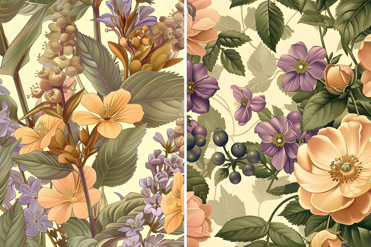 Wildflower Garden Seamless Pattern, a Pattern Graphic by UniqueMe (Photo 11 of 14)