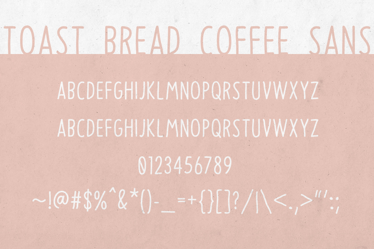 Toast Bread Coffee Typeface, a Sans Serif Font by giemons™ (Photo 6 of 6)