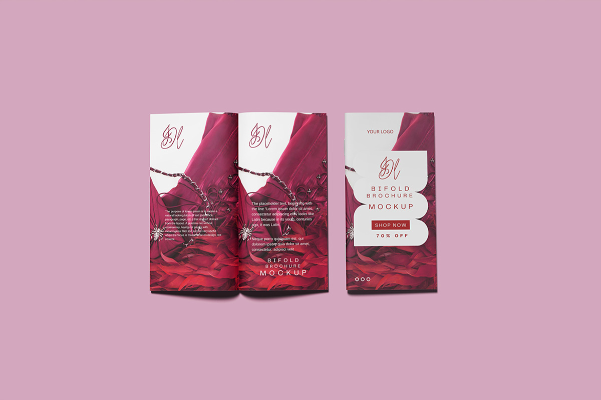 Dl Bifold Brochure Mockup, a Mockup by seulangagraphic (Photo 2 of 6)