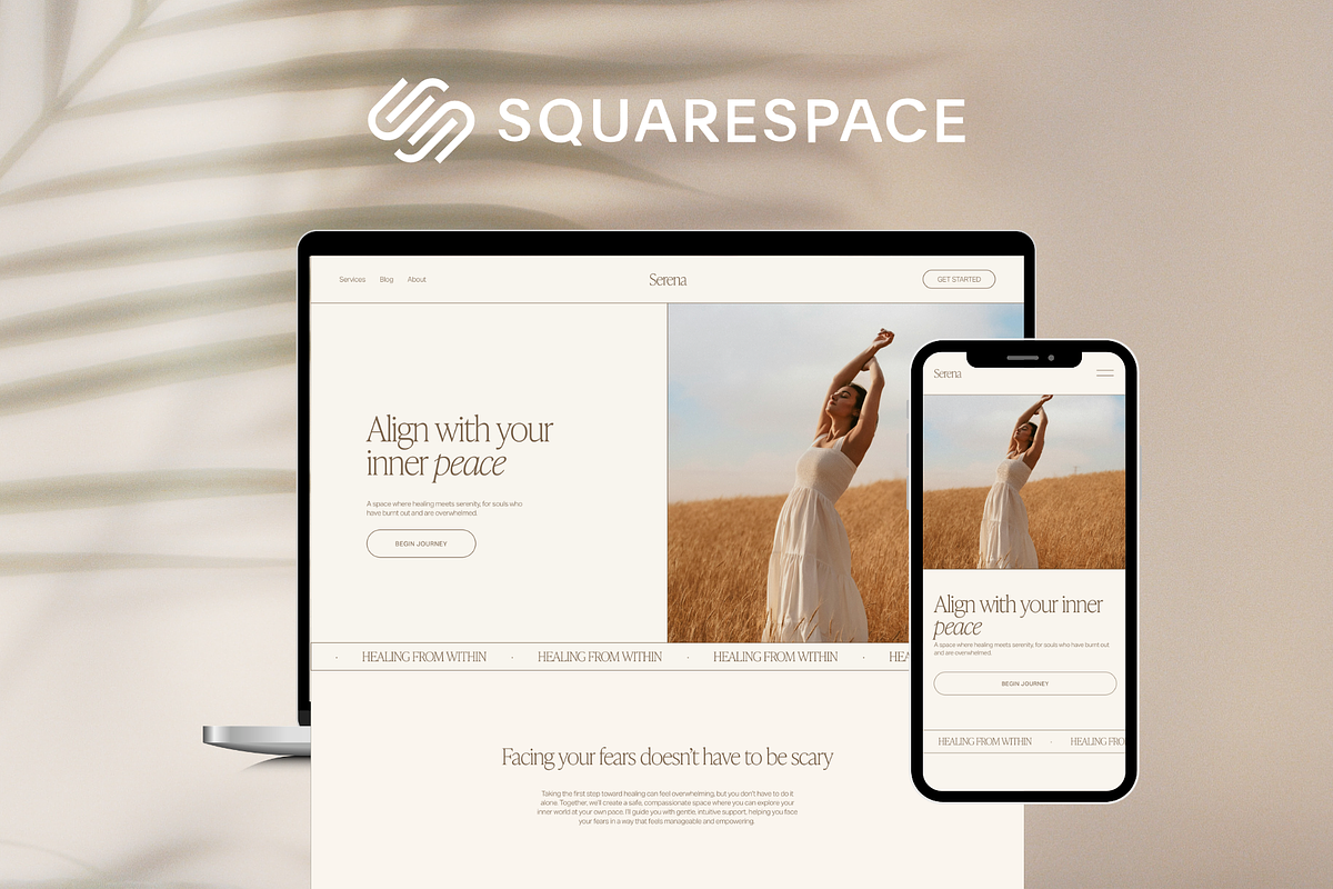 Squarespace Template Coach Website, a Squarespace Template by Soul Mission Studio (Photo 1 of 10)