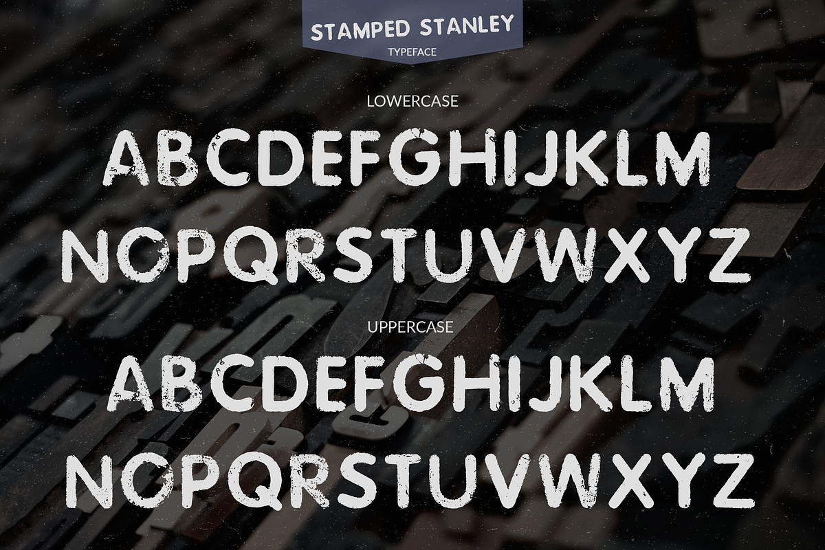 Stamped Stanley - Font preview 2
