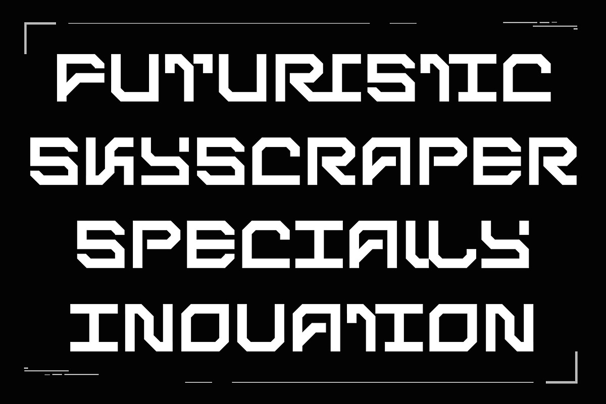 Cypher - Futuristic Font, a Script Font by AQR Studio (Photo 2 of 10)
