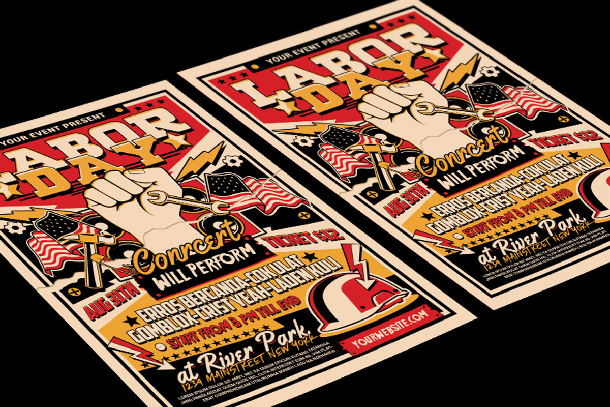 Labor Day Flyer, a Flyer Template by Muhamad Iqbal hidayat (Photo 2 of 4)