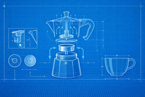 Blueprint design schematic showcasin, a Photo by Dvoevnore photos
