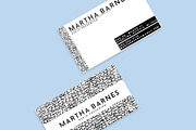 Modern Black And White Business Card, a Business Card Template by cadinera (Thumbnail 6 of 6)
