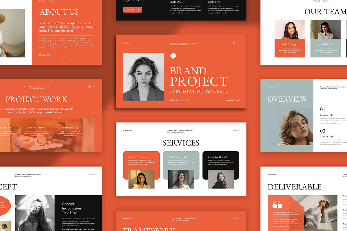 Brand Project Presentation Template preview 3