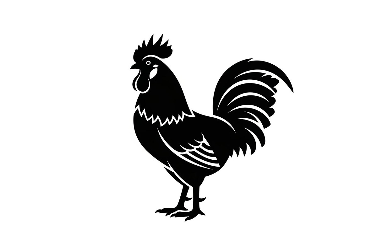 Rooster Chicken Silhouette Bundle, an Illustration by Designs_River (Photo 26 of 51)